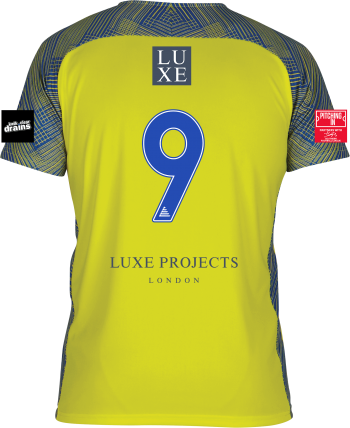 Benfica Away Shirt (With Back Number) Yellow/Royal
