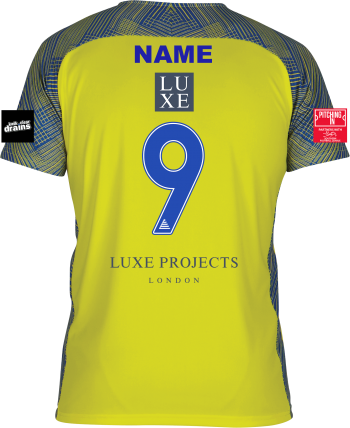 Benfica Away Shirt (With Back Number & Name) Yellow/Royal