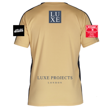 Gama Away Shirt (Without Back Number) Gold/Navy