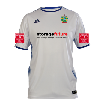 Replica Third Shirt (Embroidered Badge) (Without Back Number) White/Royal