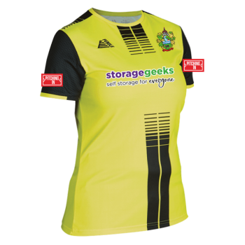 Replica Vigo Womens Shirt (Embroidered Badge) (Without Back Number) Fluo Yellow/Black
