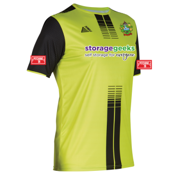 Replica Vigo Shirt (Embroidered Badge) (With Back Number & Name) Fluo Yellow/Black